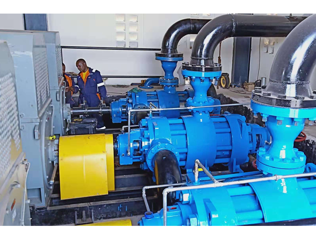 Multistage pump project at Lake Baringo, Nairobi, Kenya